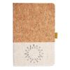 Cork And Heathered Fabric Hardcover Journal 5.5" X 8.25" Thumbnail