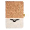 Cork And Heathered Fabric Hardcover Journal 5.5" X 8.25" Thumbnail
