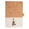 Cork And Heathered Fabric Hardcover Journal 5.5" X 8.25" Thumbnail