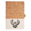 Cork And Heathered Fabric Hardcover Journal 5.5" X 8.25" Thumbnail