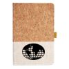 Cork And Heathered Fabric Hardcover Journal 5.5" X 8.25" Thumbnail
