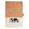 Cork And Heathered Fabric Hardcover Journal 5.5" X 8.25" Thumbnail