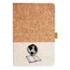 Cork And Heathered Fabric Hardcover Journal 5.5" X 8.25" Thumbnail