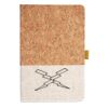 Cork And Heathered Fabric Hardcover Journal 5.5" X 8.25" Thumbnail