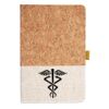 Cork And Heathered Fabric Hardcover Journal 5.5" X 8.25" Thumbnail