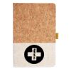 Cork And Heathered Fabric Hardcover Journal 5.5" X 8.25" Thumbnail