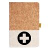Cork And Heathered Fabric Hardcover Journal 5.5" X 8.25" Thumbnail