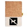 Cork And Heathered Fabric Hardcover Journal 5.5" X 8.25" Thumbnail