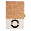 Cork And Heathered Fabric Hardcover Journal 5.5" X 8.25" Thumbnail