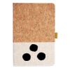 Cork And Heathered Fabric Hardcover Journal 5.5" X 8.25" Thumbnail