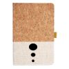 Cork And Heathered Fabric Hardcover Journal 5.5" X 8.25" Thumbnail