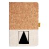 Cork And Heathered Fabric Hardcover Journal 5.5" X 8.25" Thumbnail
