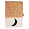 Cork And Heathered Fabric Hardcover Journal 5.5" X 8.25" Thumbnail