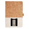 Cork And Heathered Fabric Hardcover Journal 5.5" X 8.25" Thumbnail