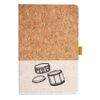 Cork And Heathered Fabric Hardcover Journal 5.5" X 8.25" Thumbnail