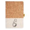 Cork And Heathered Fabric Hardcover Journal 5.5" X 8.25" Thumbnail