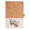 Cork And Heathered Fabric Hardcover Journal 5.5" X 8.25" Thumbnail