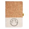 Cork And Heathered Fabric Hardcover Journal 5.5" X 8.25" Thumbnail