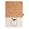 Cork And Heathered Fabric Hardcover Journal 5.5" X 8.25" Thumbnail
