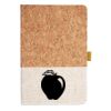 Cork And Heathered Fabric Hardcover Journal 5.5" X 8.25" Thumbnail