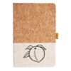 Cork And Heathered Fabric Hardcover Journal 5.5" X 8.25" Thumbnail