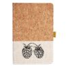 Cork And Heathered Fabric Hardcover Journal 5.5" X 8.25" Thumbnail