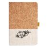 Cork And Heathered Fabric Hardcover Journal 5.5" X 8.25" Thumbnail