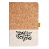 Cork And Heathered Fabric Hardcover Journal 5.5" X 8.25" Thumbnail