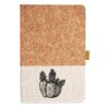 Cork And Heathered Fabric Hardcover Journal 5.5" X 8.25" Thumbnail