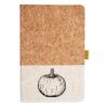 Cork And Heathered Fabric Hardcover Journal 5.5" X 8.25" Thumbnail
