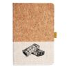 Cork And Heathered Fabric Hardcover Journal 5.5" X 8.25" Thumbnail