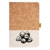 Cork And Heathered Fabric Hardcover Journal 5.5" X 8.25" Thumbnail