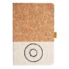 Cork And Heathered Fabric Hardcover Journal 5.5" X 8.25" Thumbnail
