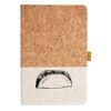 Cork And Heathered Fabric Hardcover Journal 5.5" X 8.25" Thumbnail