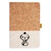 Cork And Heathered Fabric Hardcover Journal 5.5" X 8.25" Thumbnail