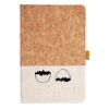 Cork And Heathered Fabric Hardcover Journal 5.5" X 8.25" Thumbnail