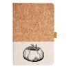 Cork And Heathered Fabric Hardcover Journal 5.5" X 8.25" Thumbnail