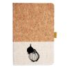 Cork And Heathered Fabric Hardcover Journal 5.5" X 8.25" Thumbnail