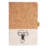 Cork And Heathered Fabric Hardcover Journal 5.5" X 8.25" Thumbnail