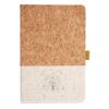 Cork And Heathered Fabric Hardcover Journal 5.5" X 8.25" Thumbnail