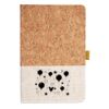 Cork And Heathered Fabric Hardcover Journal 5.5" X 8.25" Thumbnail