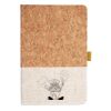 Cork And Heathered Fabric Hardcover Journal 5.5" X 8.25" Thumbnail