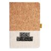 Cork And Heathered Fabric Hardcover Journal 5.5" X 8.25" Thumbnail