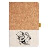 Cork And Heathered Fabric Hardcover Journal 5.5" X 8.25" Thumbnail