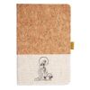 Cork And Heathered Fabric Hardcover Journal 5.5" X 8.25" Thumbnail