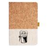 Cork And Heathered Fabric Hardcover Journal 5.5" X 8.25" Thumbnail