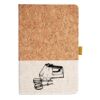Cork And Heathered Fabric Hardcover Journal 5.5" X 8.25" Thumbnail