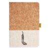 Cork And Heathered Fabric Hardcover Journal 5.5" X 8.25" Thumbnail