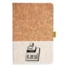 Cork And Heathered Fabric Hardcover Journal 5.5" X 8.25" Thumbnail