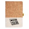Cork And Heathered Fabric Hardcover Journal 5.5" X 8.25" Thumbnail